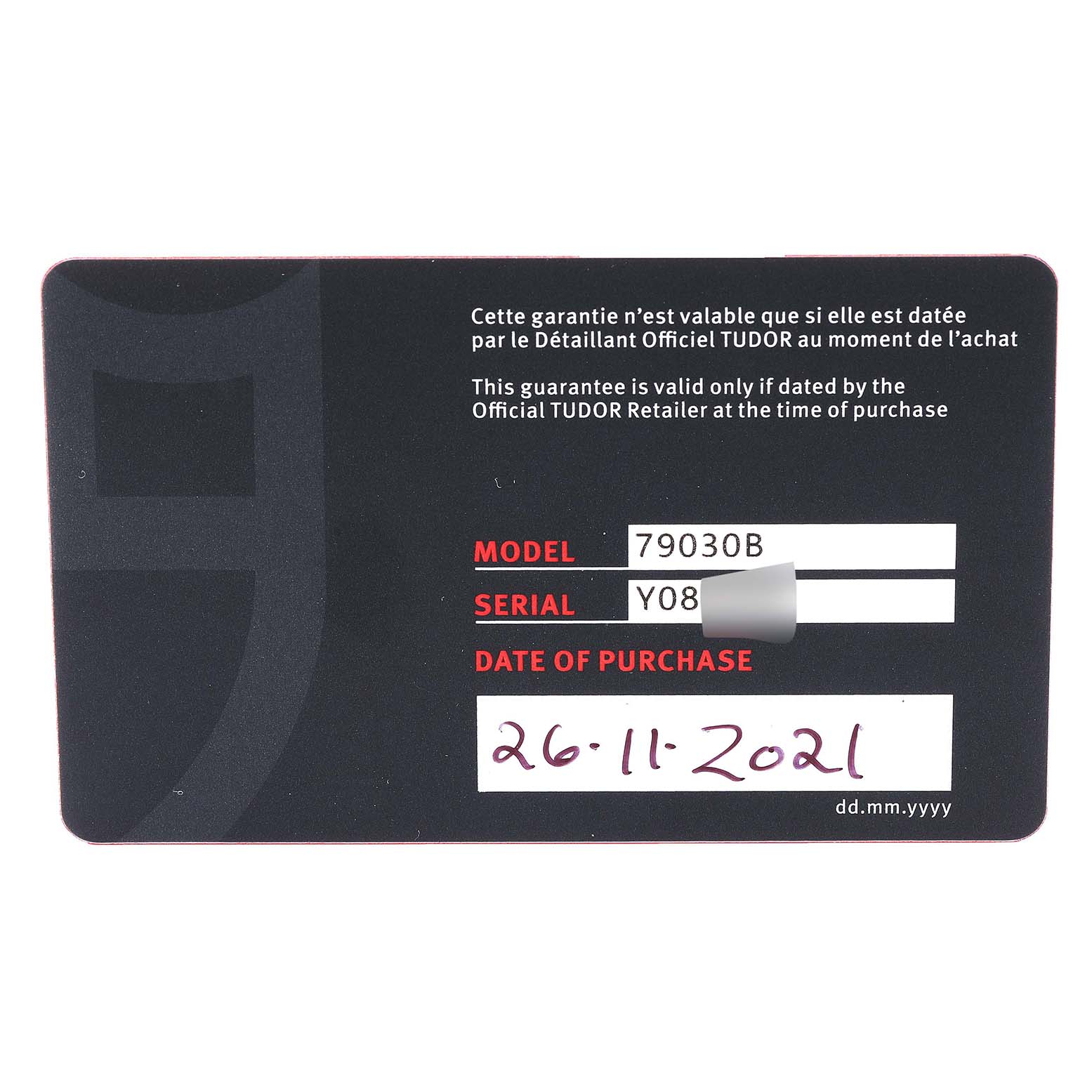 Tudor Black Bay Fifty Eight Blue Dial Bezel Steel Mens Watch 79030 Box Card