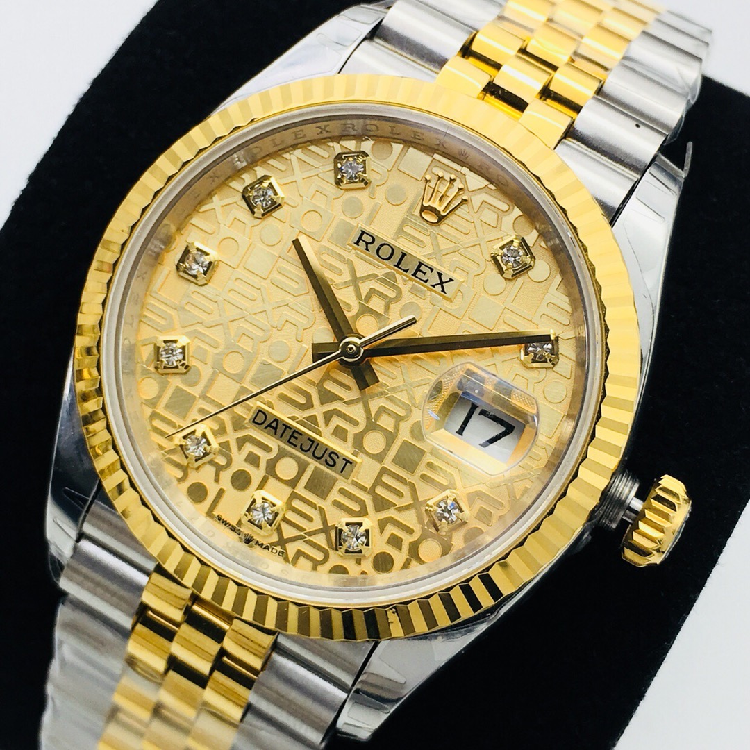 Rolex's original molded 3235 automatic mechanical movement Datejust series 126233