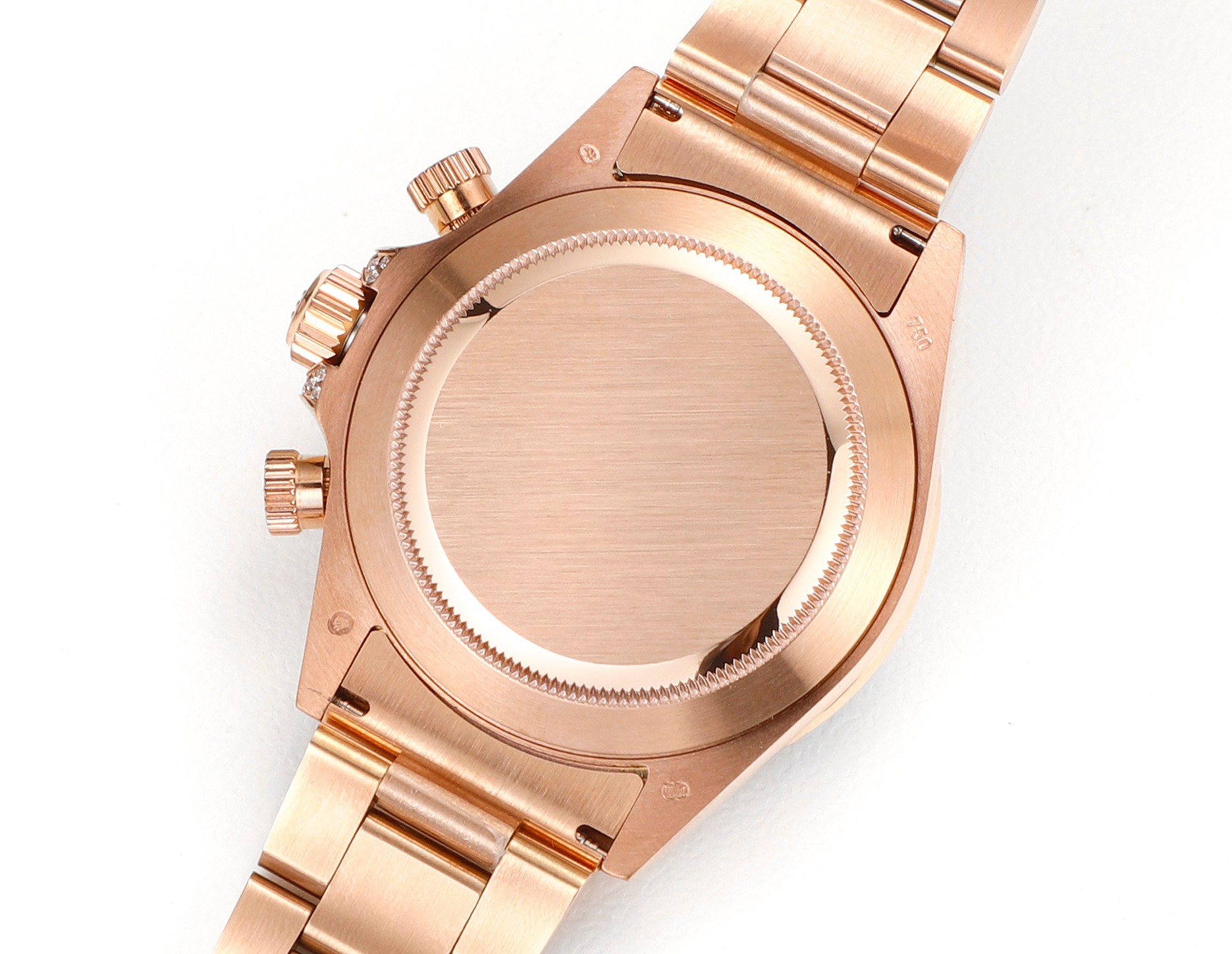 Rolex second-generation Daytona rainbow model full of diamonds 116595 watch!