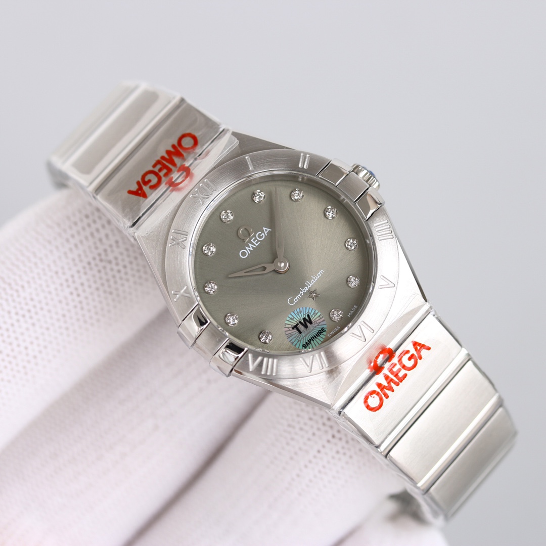 Omega women's Constellation Series 28mm quartz watch,