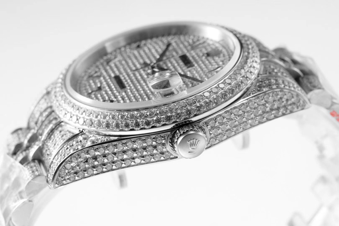 Rolex Diary Full Diamond Luxurious Edition Rolex Luxurious 18k Nano Technology!