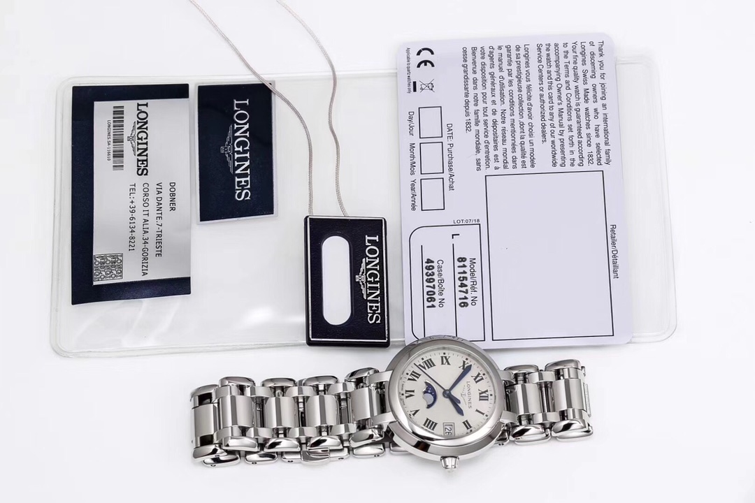 The Longines Heart Moon series moon phase watch