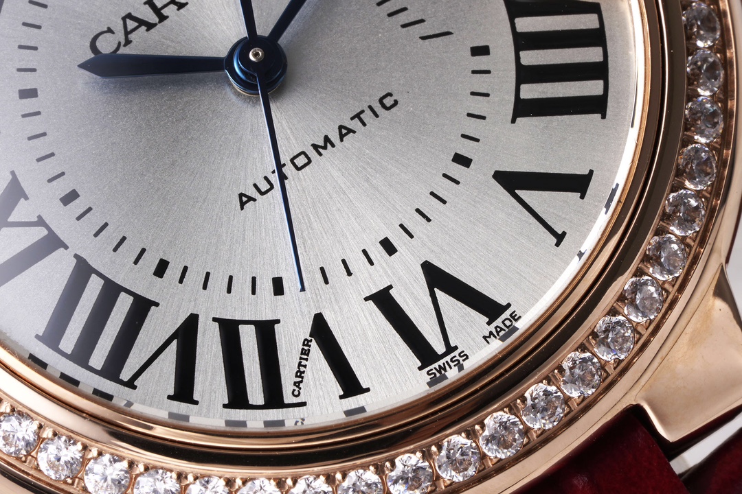 Cartier 33mm blue balloon series watch