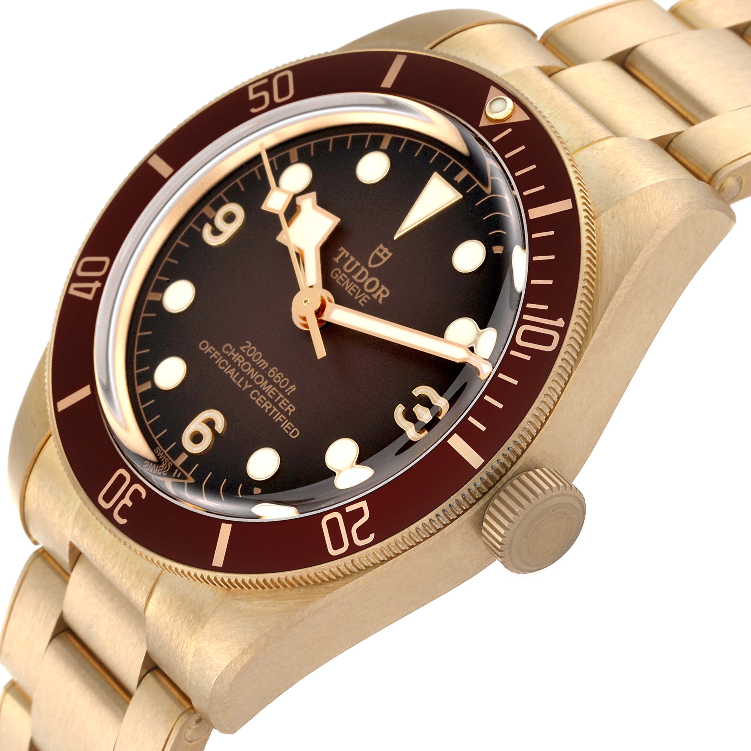 Tudor Heritage Black Bay Fifty Eight Brown Dial Bronze Mens Watch 79012 Unworn