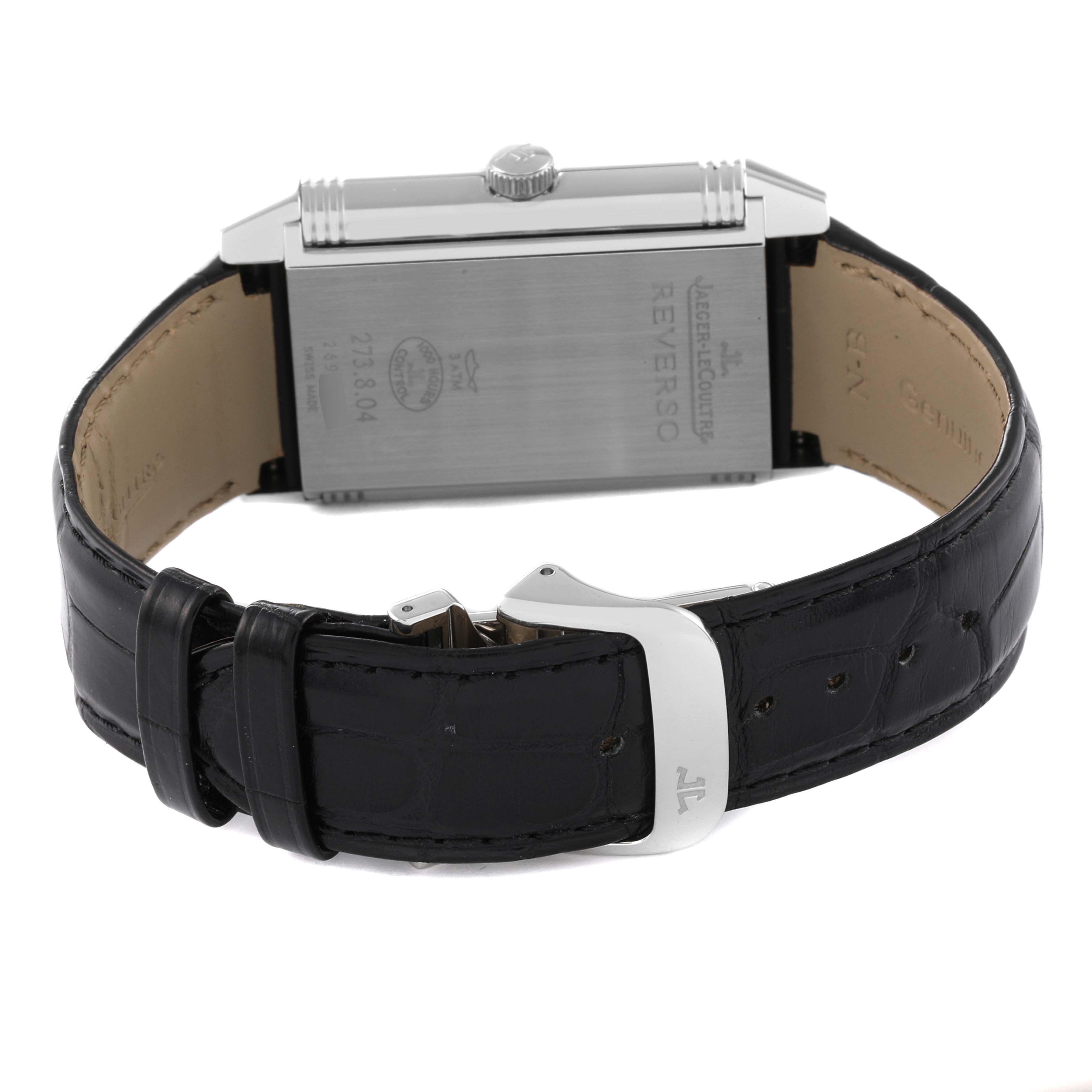 Jaeger LeCoultre Reverso Grande Steel Mens Watch 273.8.04 Q3738470