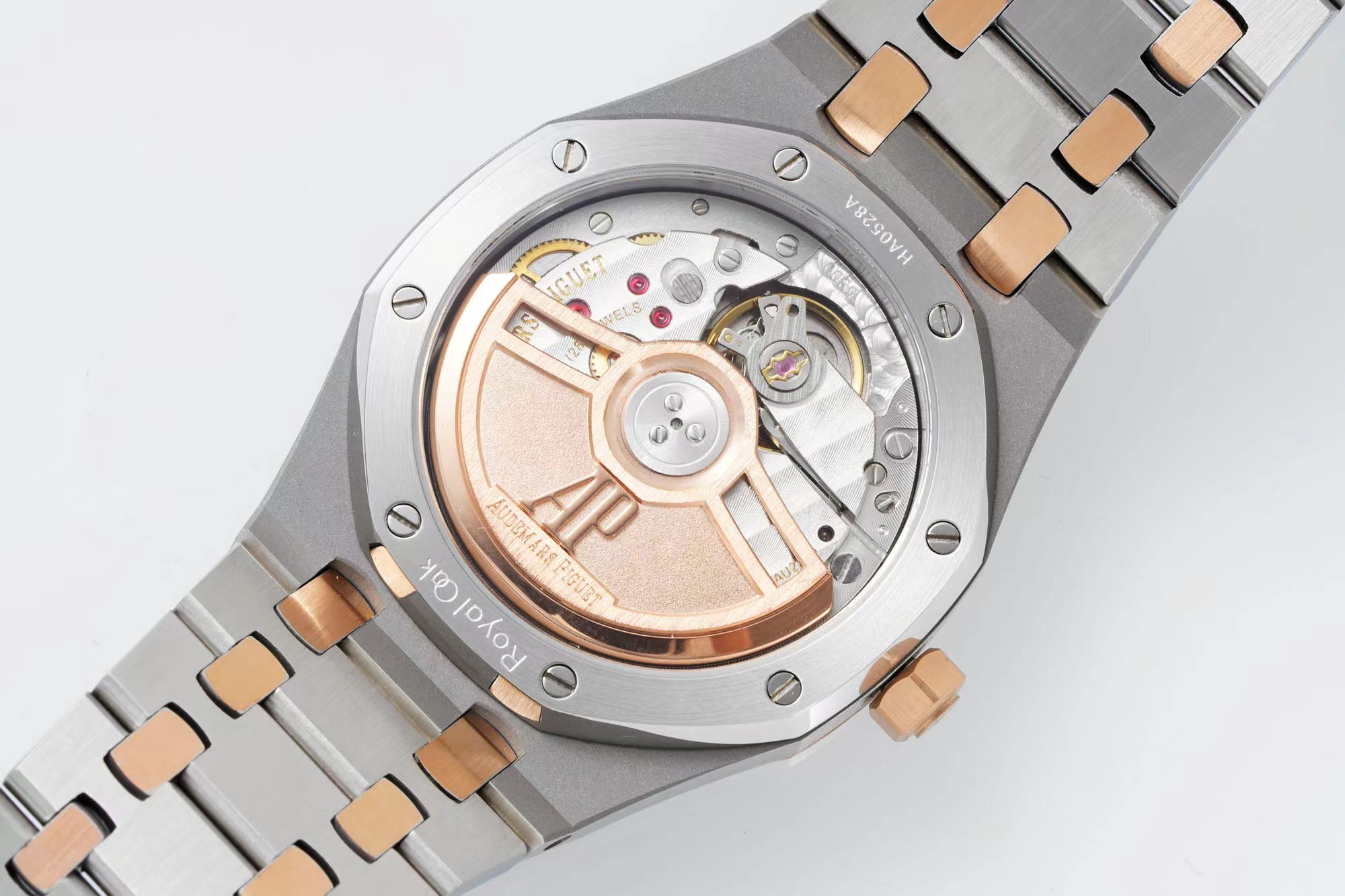 Audemars Piguet's 34mm diameter Royal Oak series self-winding watch