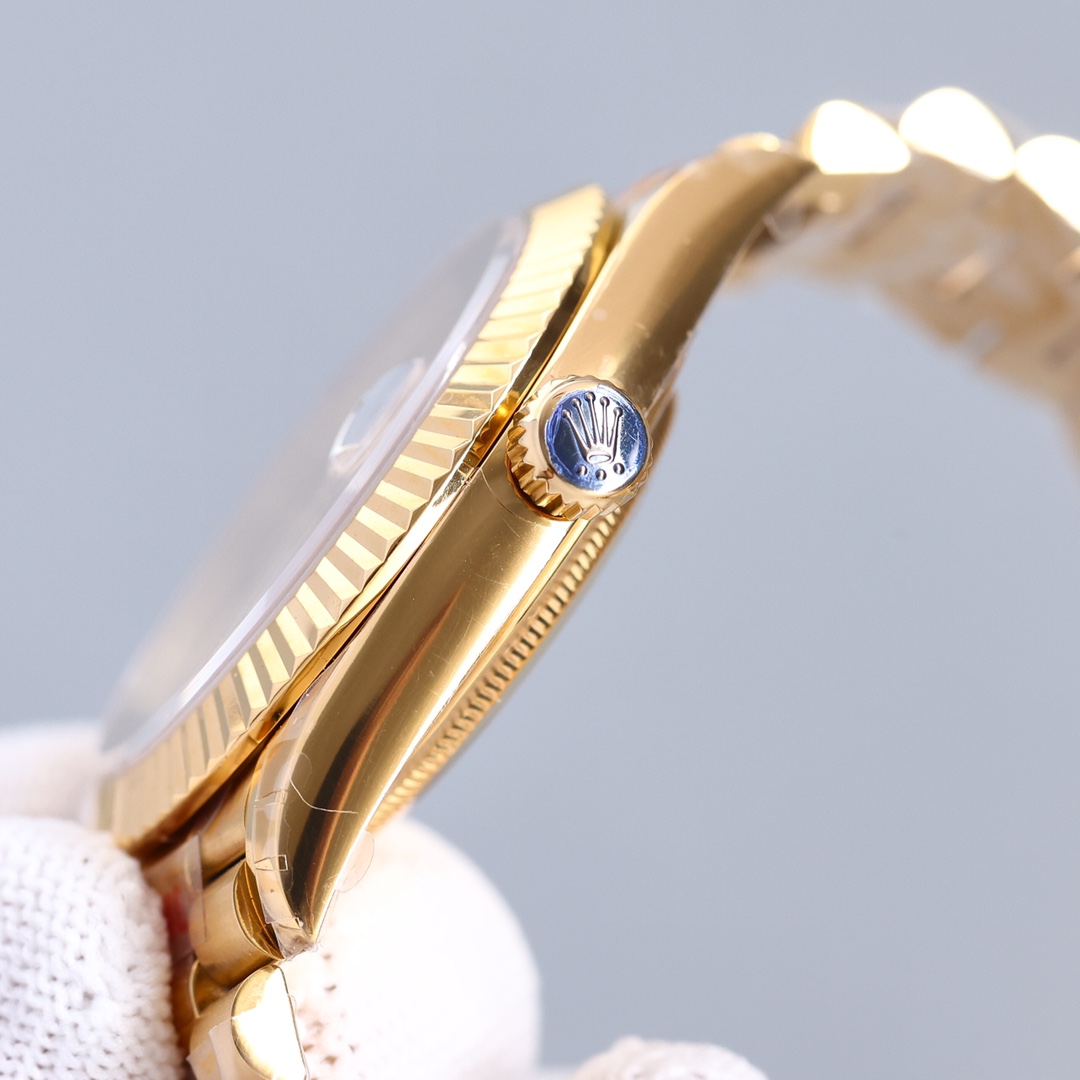 Rolex Day-Date Series starry diamond-encrusted mechanical men's watch