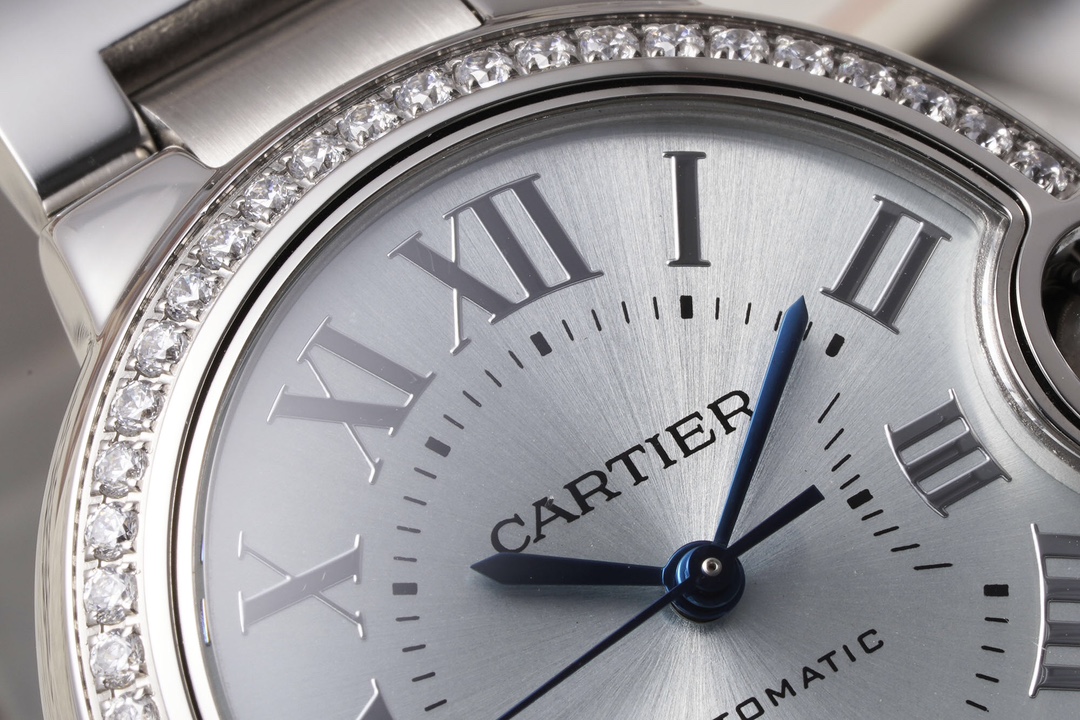 Cartier 33mm blue balloon series watch