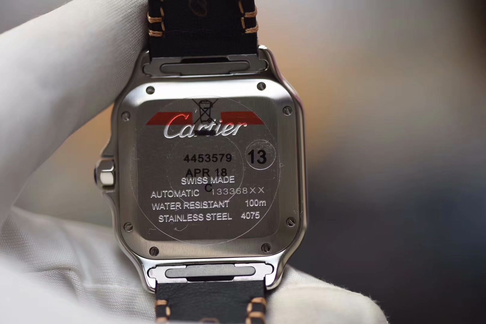 Cartier Santos 9015 machine ladies 34MM