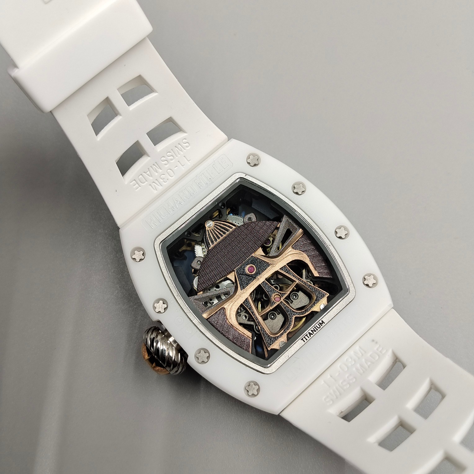 The Richard Mille RM 47 all-in-one Flywheel Darth Vader watch