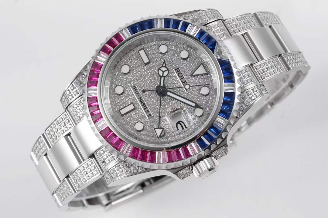 Rolex Greenwich-Master 116759 SAru-78209 Custom Edition with Diamonds on the Back