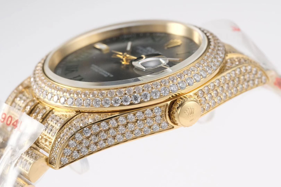 Rolex Diary Full Diamond Luxurious Edition Rolex Luxurious 18k Nano Technology