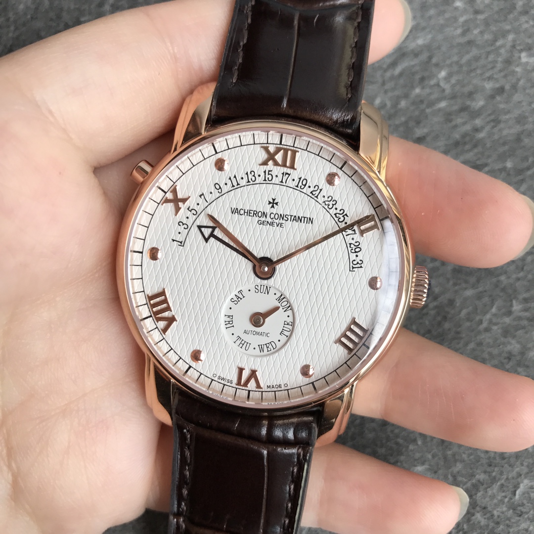 Vacheron Constantin Malta retrograde calendar watch model 47245/000G-8773