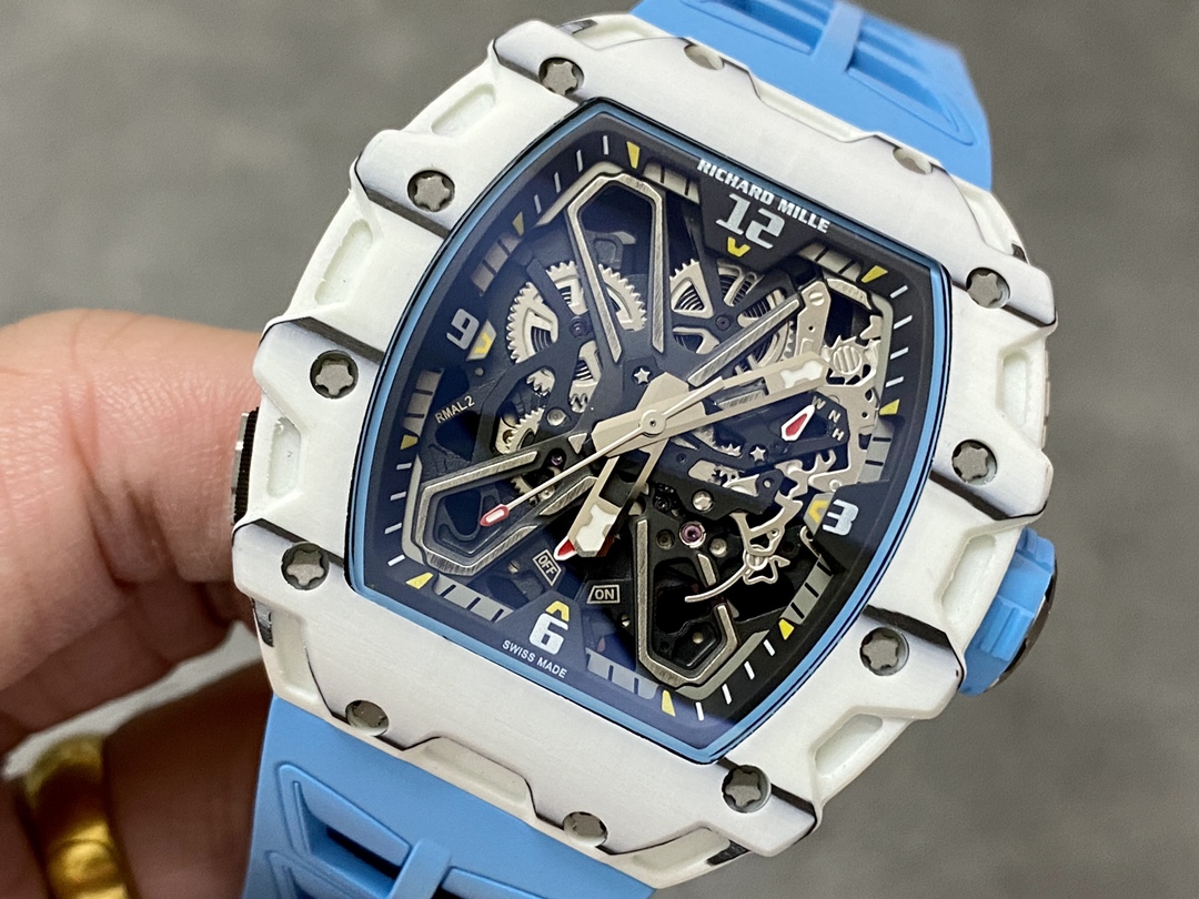 The Chad Mille 35-03 blue watch is a watch