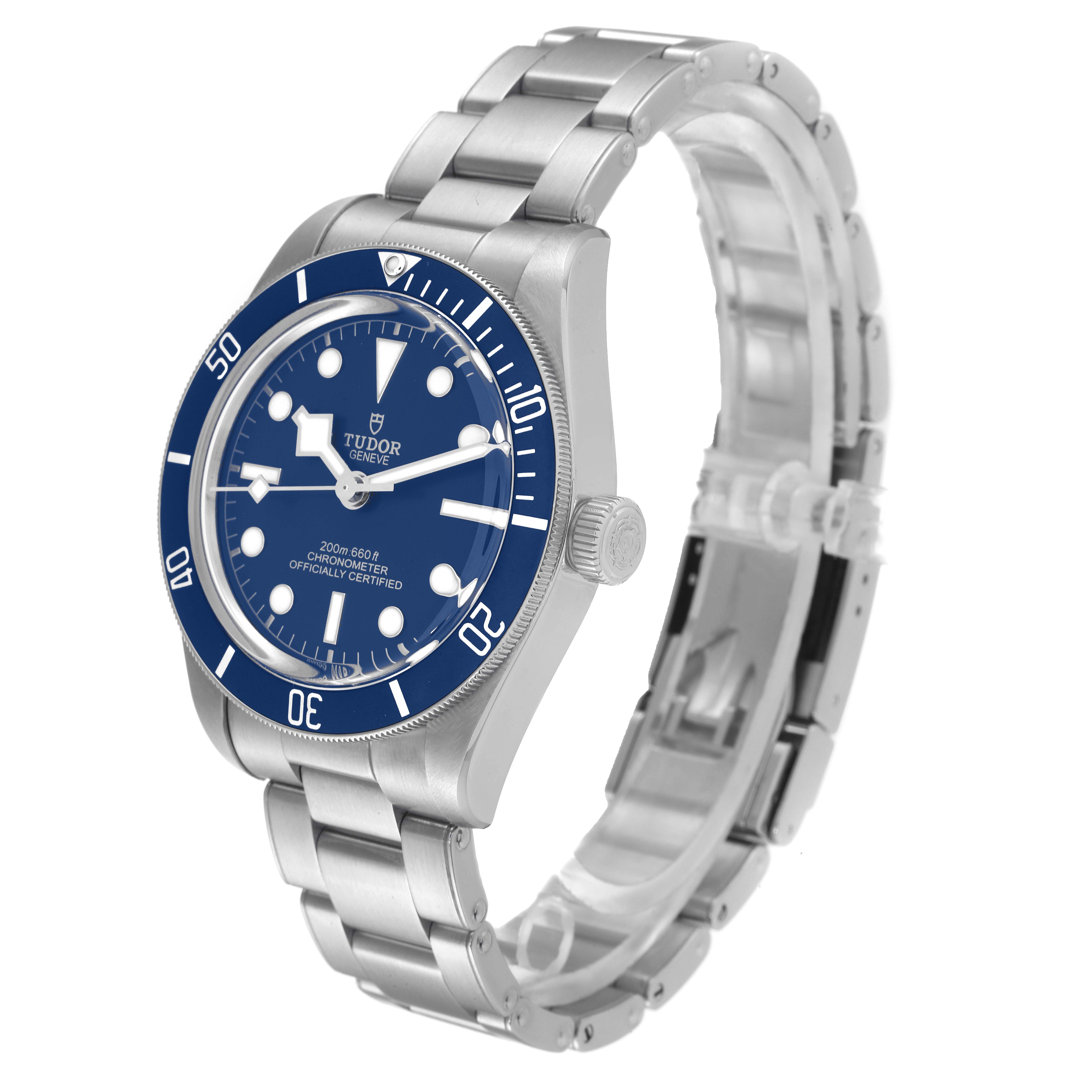 Tudor Black Bay Fifty Eight Blue Dial Bezel Steel Mens Watch 79030 Box Card