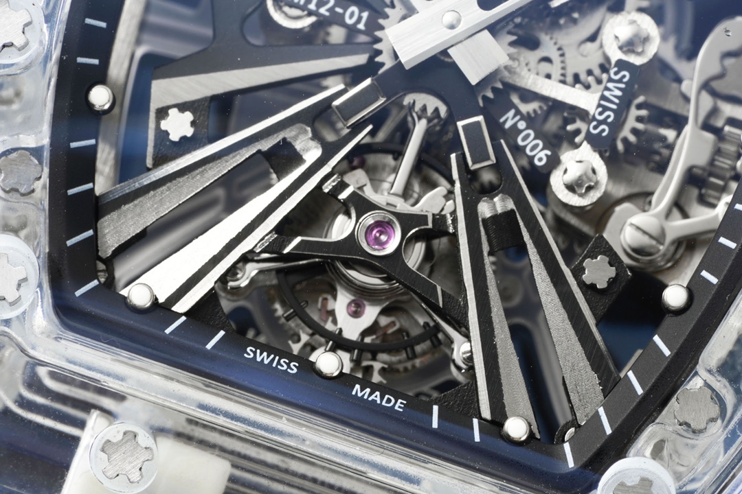 Richard Mille RM12-01 Tourbillon Sapphire Transparent Watch