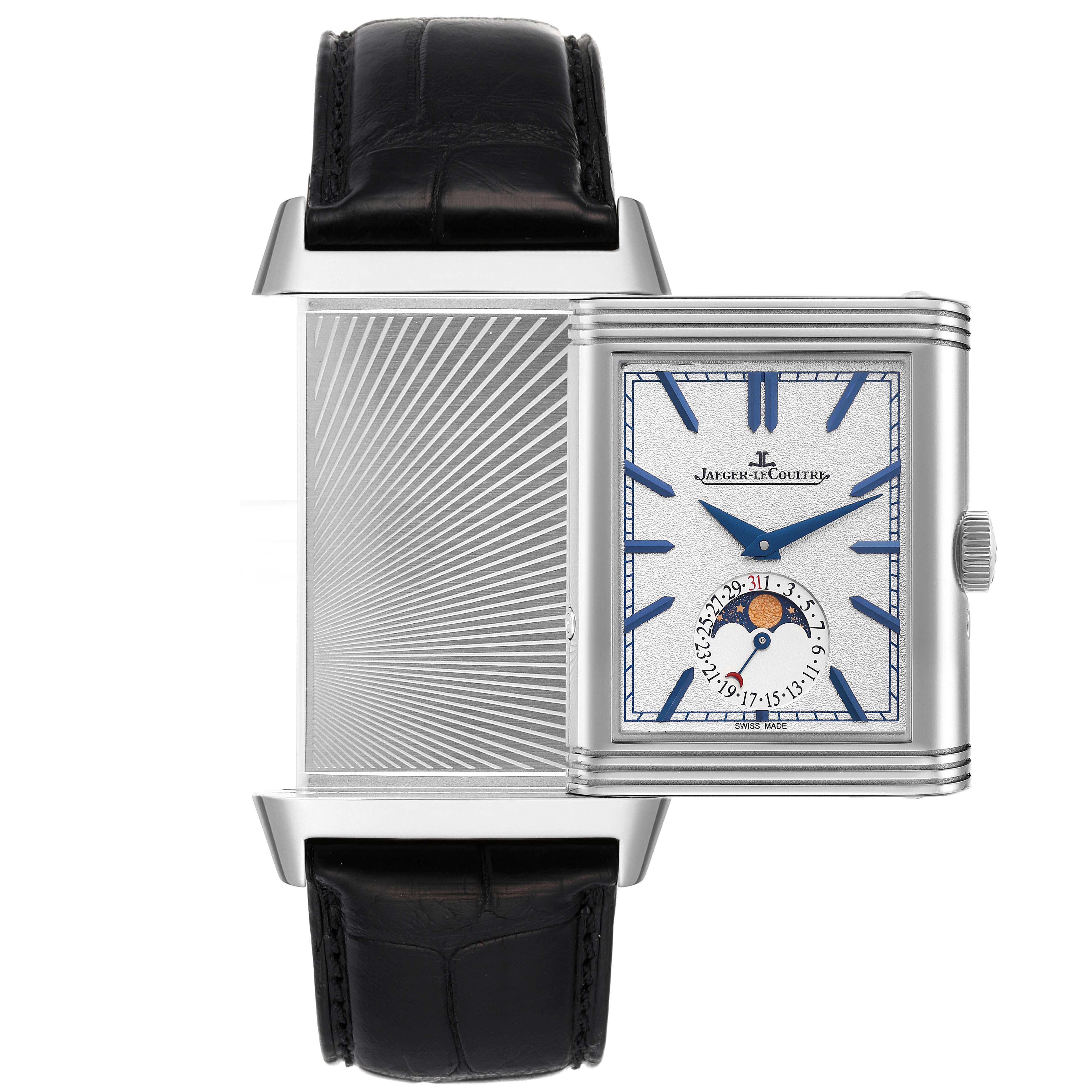 Jaeger LeCoultre Reverso Tribute Duoface Mens Watch 216.8.D3 Q3958420
