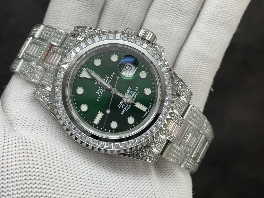 Rolex Gypsophila watch in history-Submariner Special Diamond Pavé!