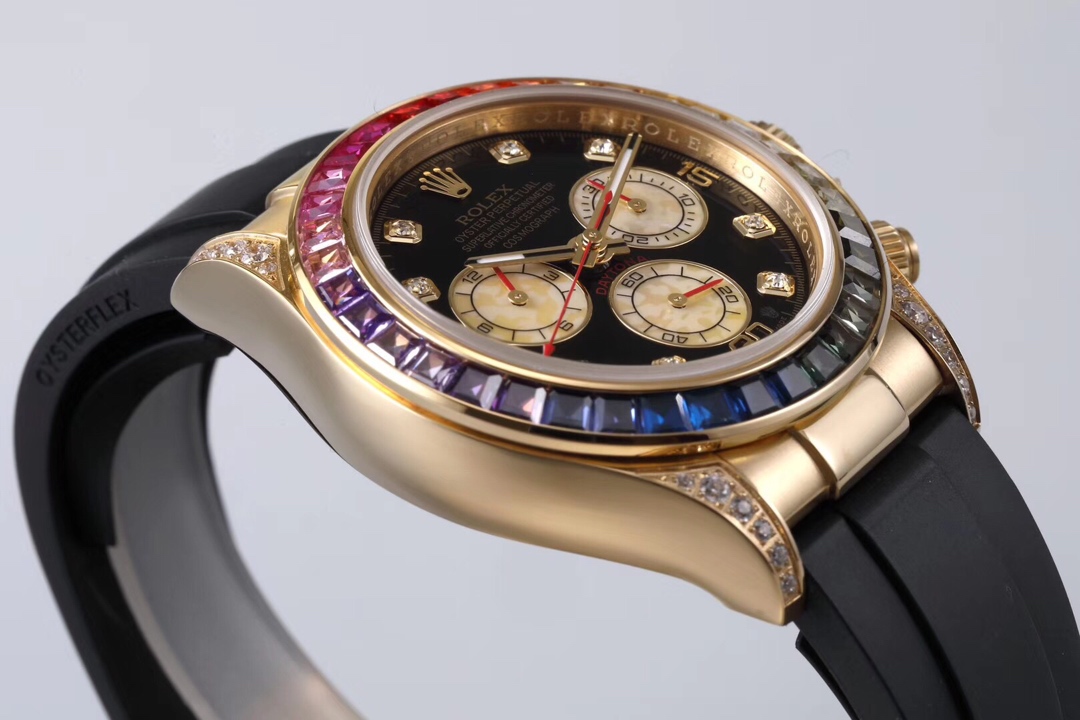 Rolex Daytona Rainbow. Model: 116599RBOW-116598RBOW-116595RBOW.