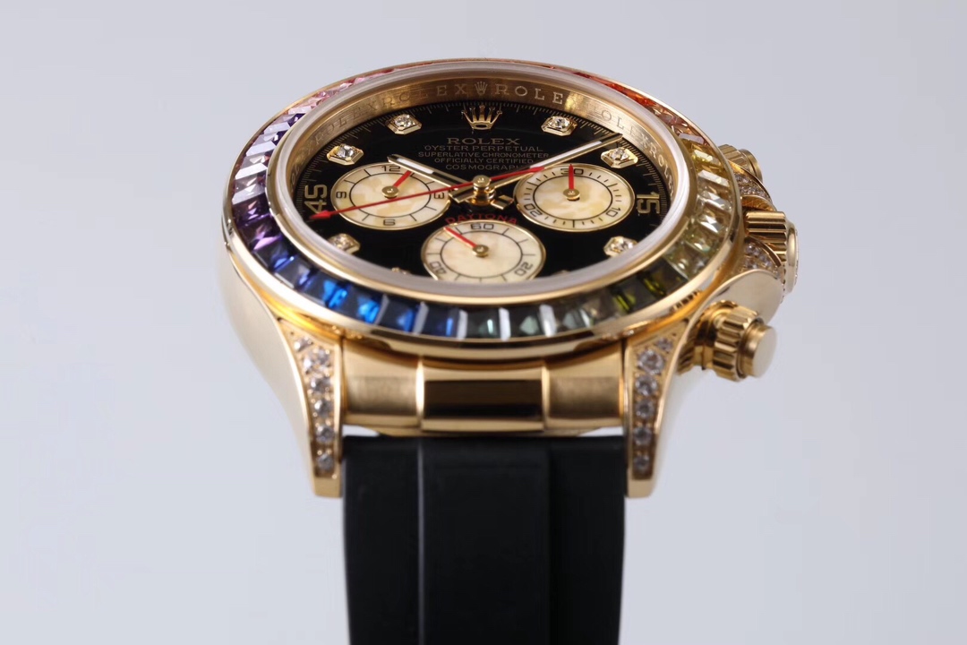 Rolex Daytona Rainbow. Model: 116599RBOW-116598RBOW-116595RBOW.