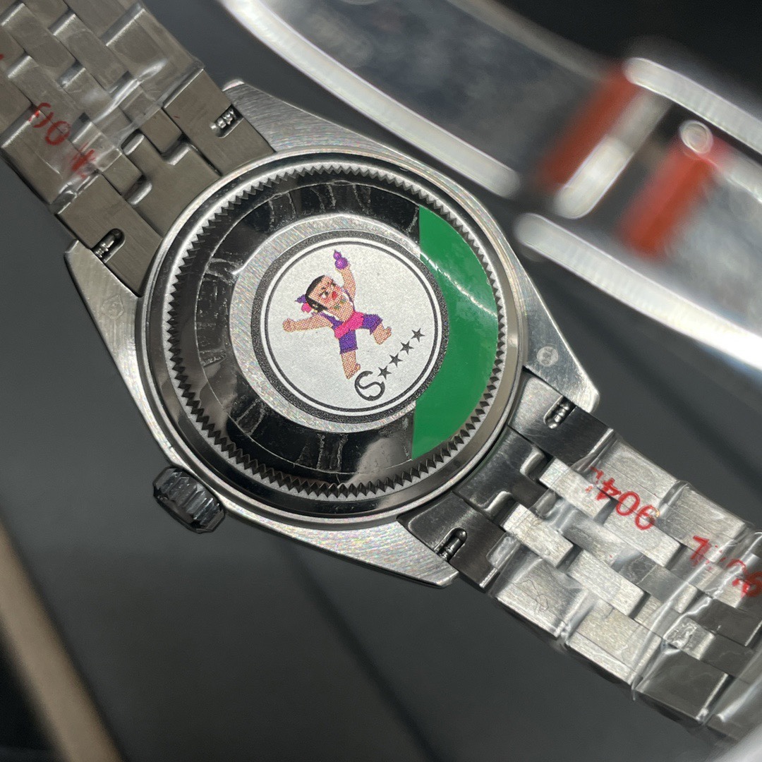 Rolex 28mm logbook women's watch