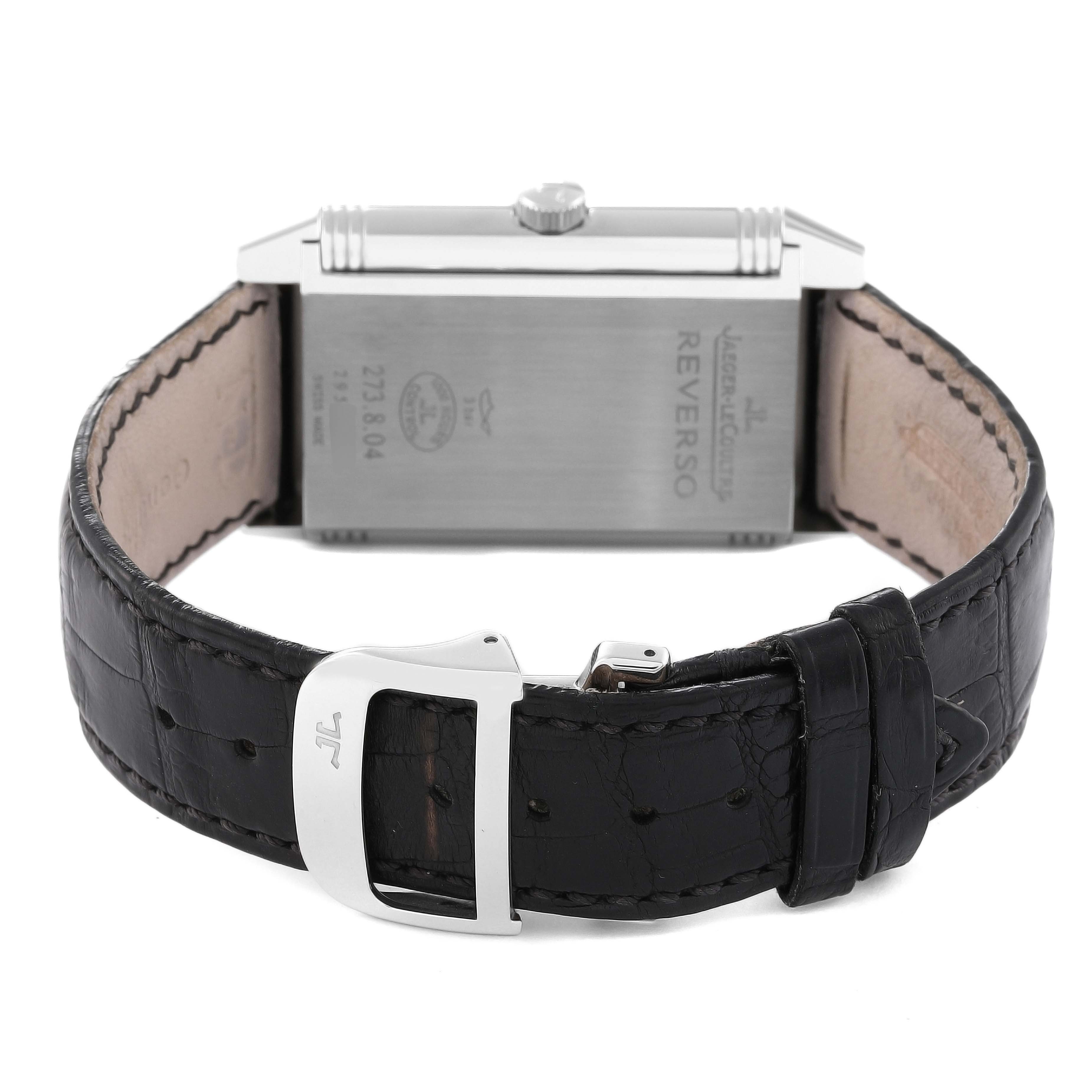 Jaeger LeCoultre Reverso Grande Steel Mens Watch 273.8.04 Q3738420