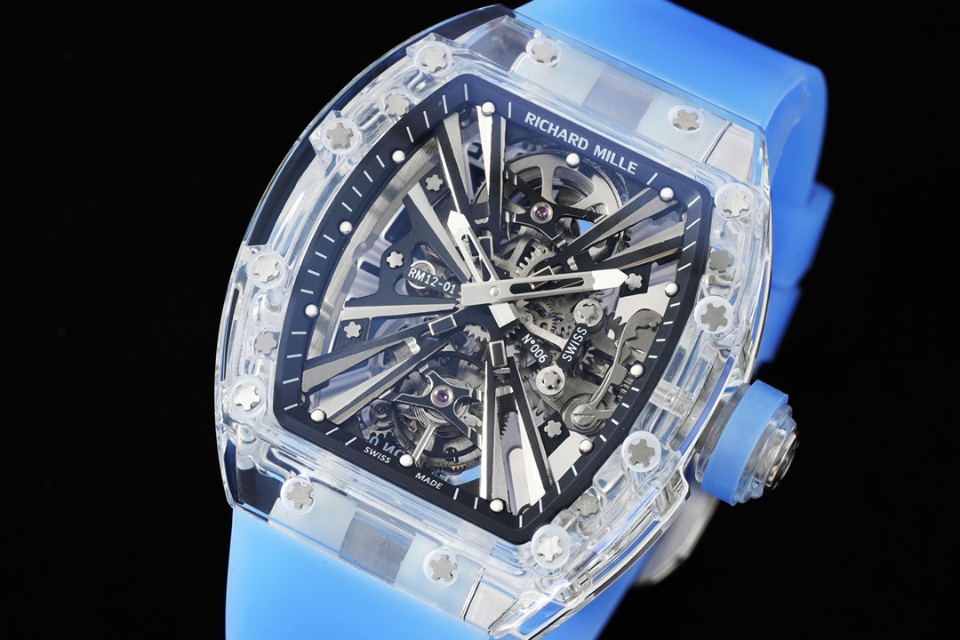 Richard Mille RM12-01 Tourbillon Sapphire Transparent Watch