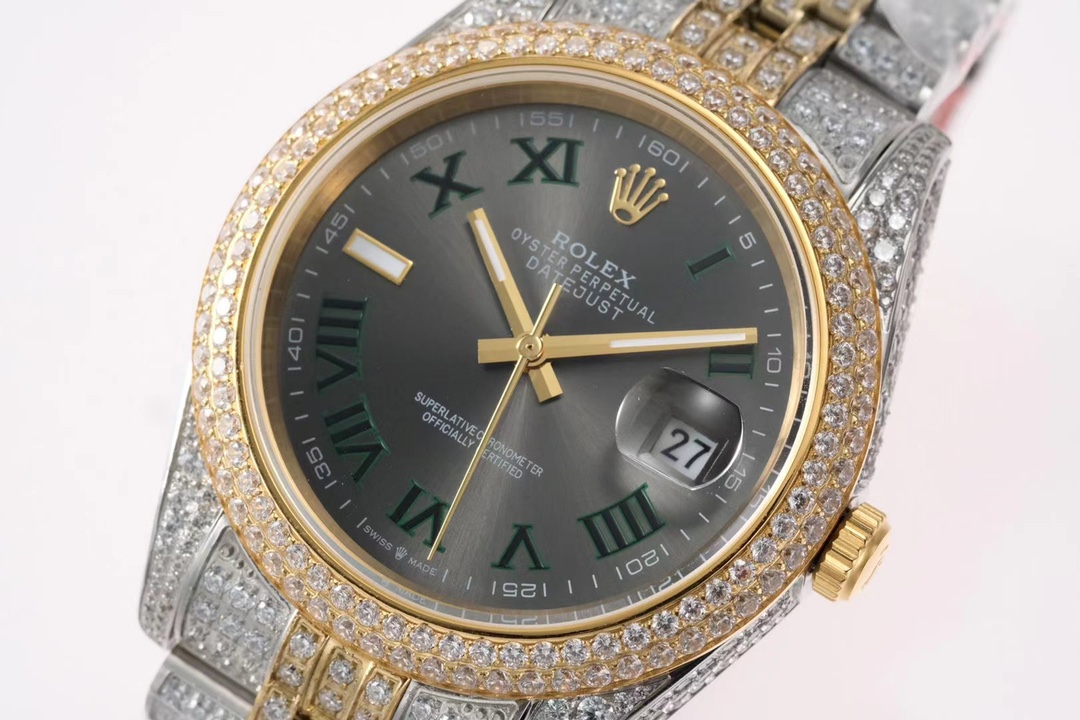 Rolex Diary Full Diamond Luxurious Edition Rolex Luxurious 18k Nano Technology!