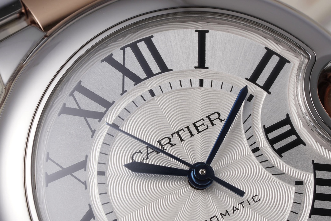 Cartier 33mm blue balloon series watch