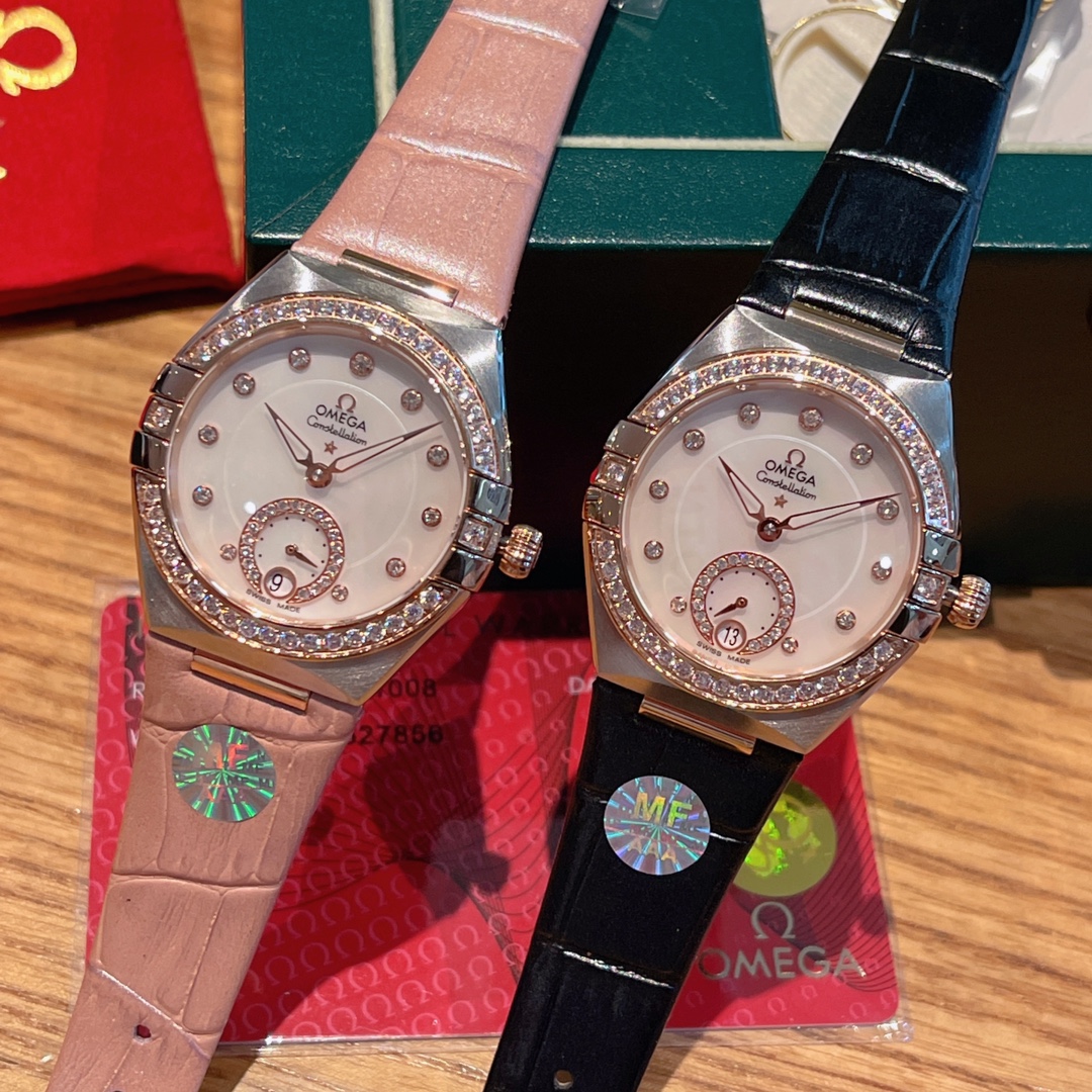 The timeless and charming design of the Omega Constellation series watch