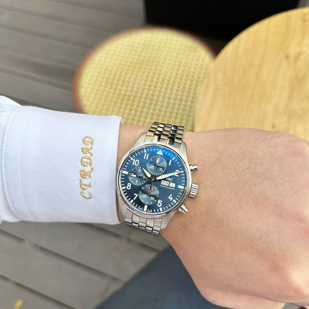 IWC Pilot's New Pilot Chronograph Watch 41 Series Belt IW388101