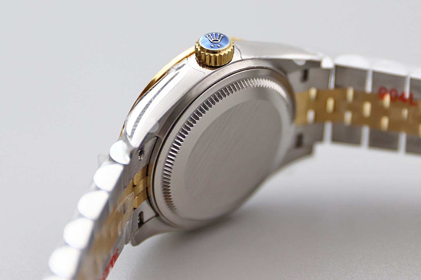 Rolex 28mm logbook women's watch, case size