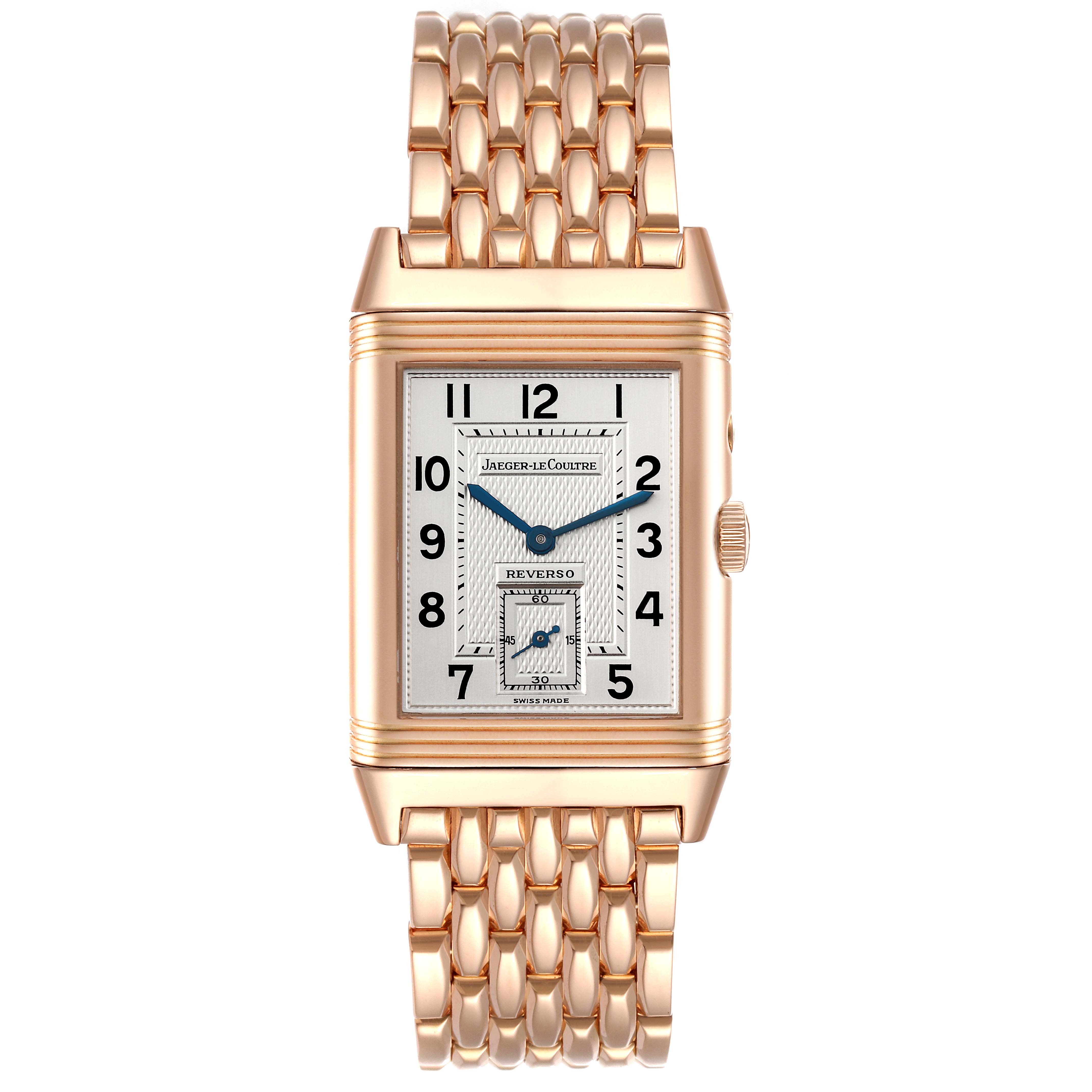 Jaeger LeCoultre Reverso Duo Day Night Rose Gold Watch 270.2.54 Q2702121