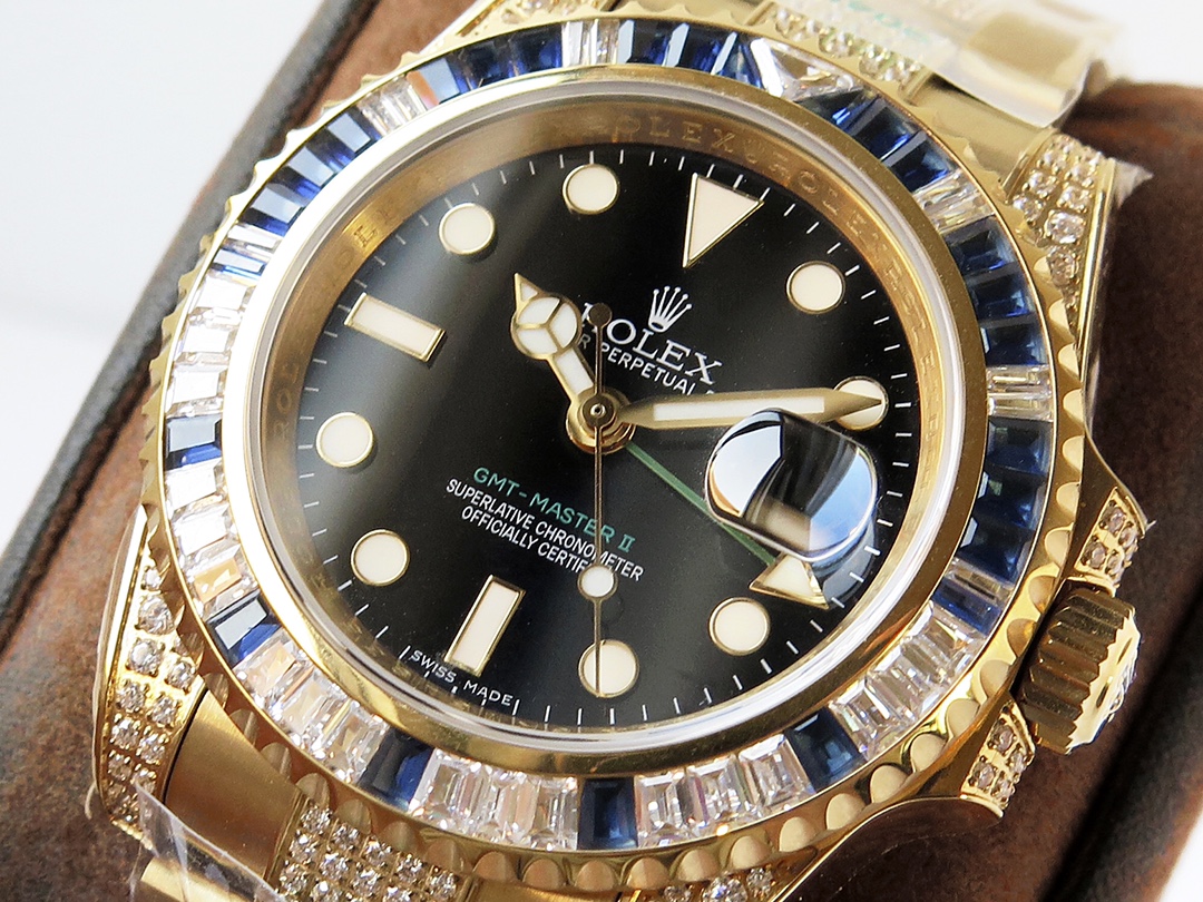 Rolex GMT-Master II Diamond Custom Edition 116766-SARU