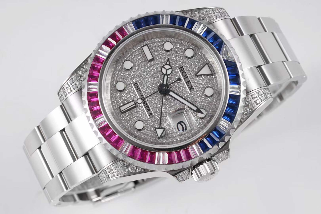 Rolex Greenwich-Master 116759 SAru-78209 Custom Edition with Diamonds on the Back