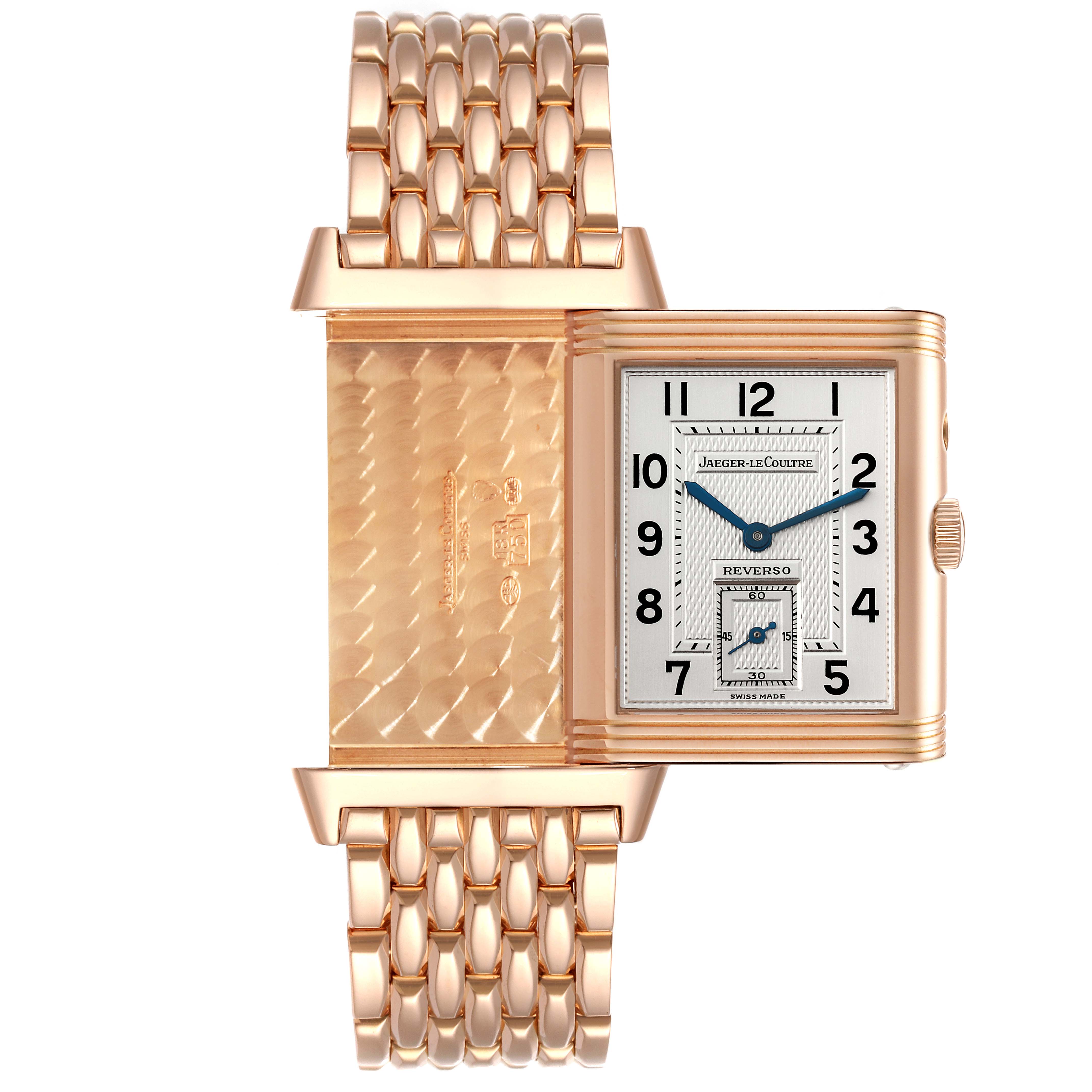 Jaeger LeCoultre Reverso Duo Day Night Rose Gold Watch 270.2.54 Q2702121