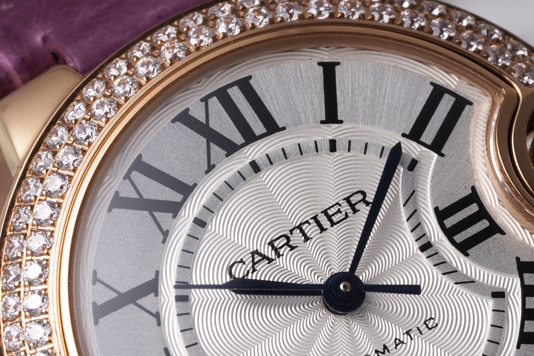 Cartier 33mm blue balloon series watch