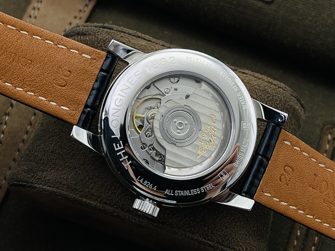 Longi*nes classic watchmaking traditional series 1832 model: L4.825.4.92.2