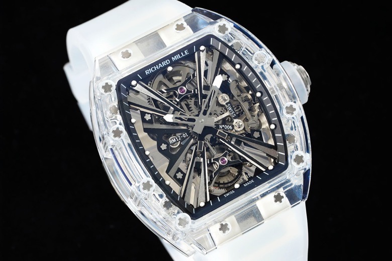 Richard Mille RM12-01 Tourbillon Sapphire Transparent Watch