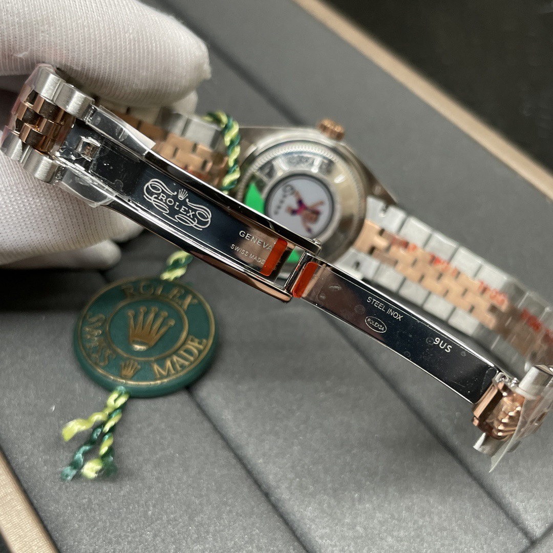 Rolex 28mm logbook women's watch,