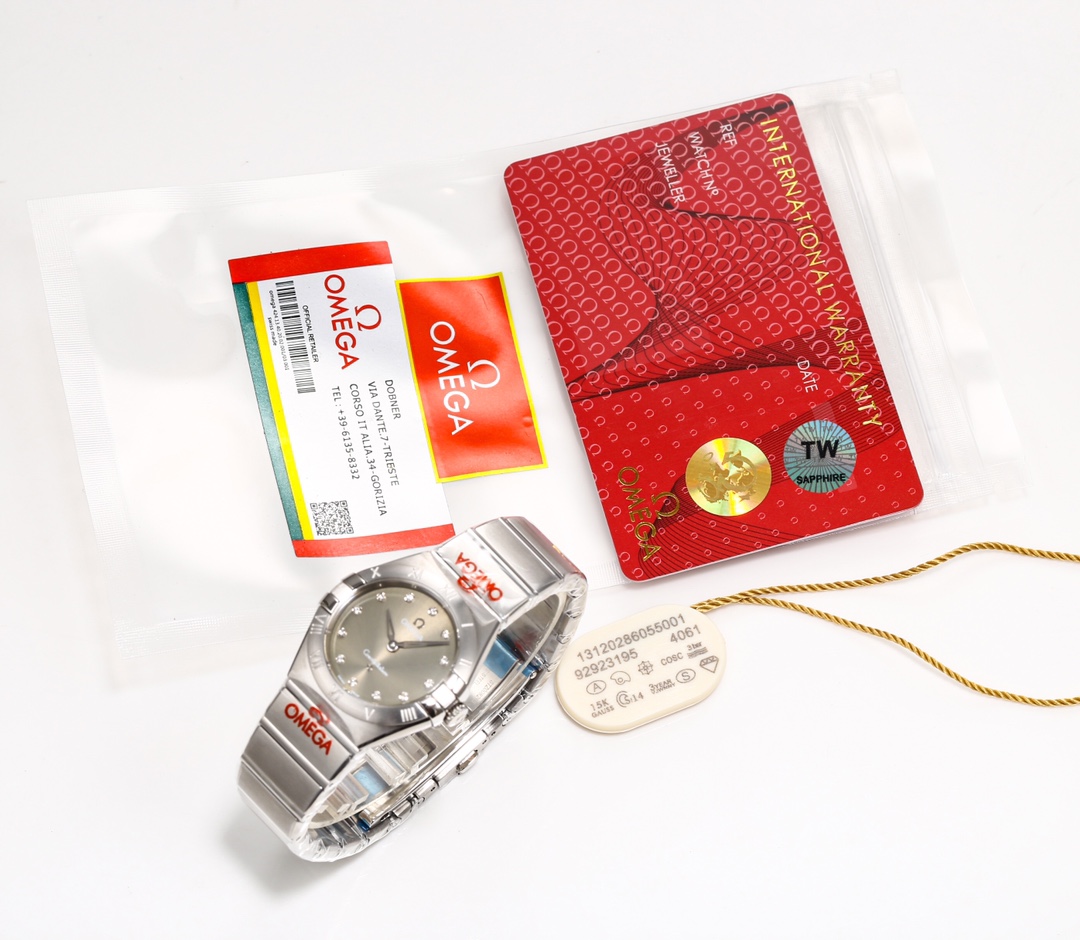 Omega women's Constellation Series 28mm quartz watch,