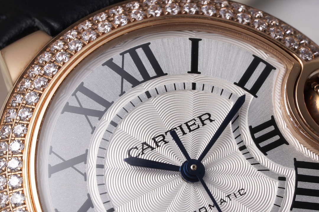 Cartier 33mm blue balloon series watch