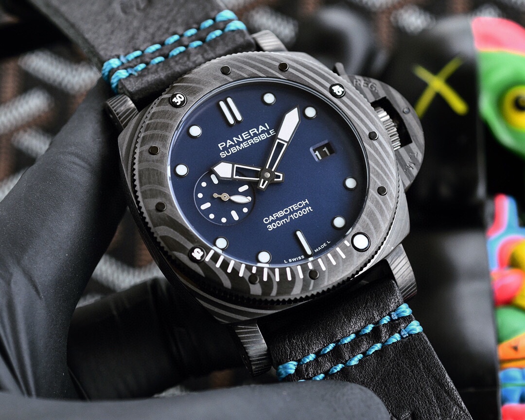 Panerai Submersible Carbotech™ watch, men's 47 mm. Model: PAM1232