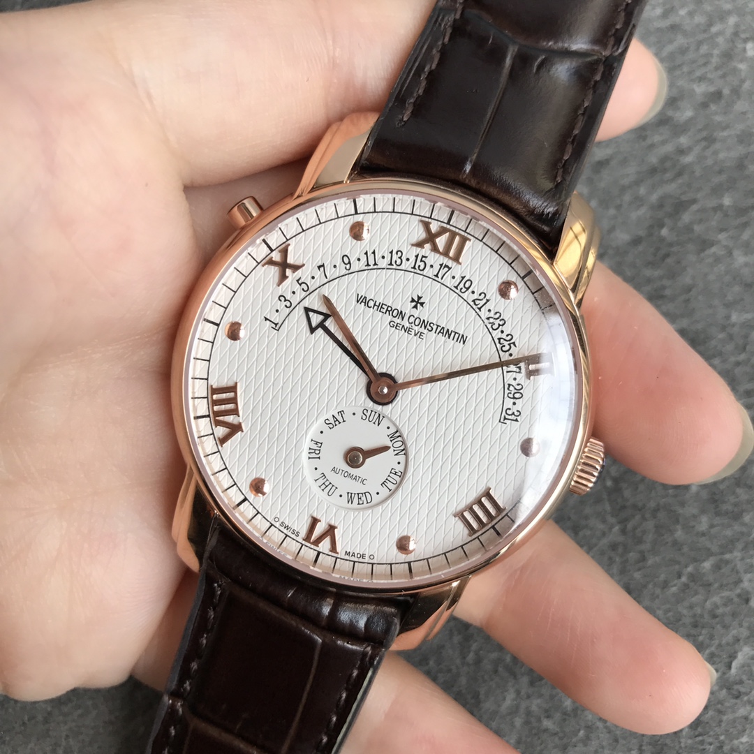 Vacheron Constantin Malta retrograde calendar watch model 47245/000G-8773