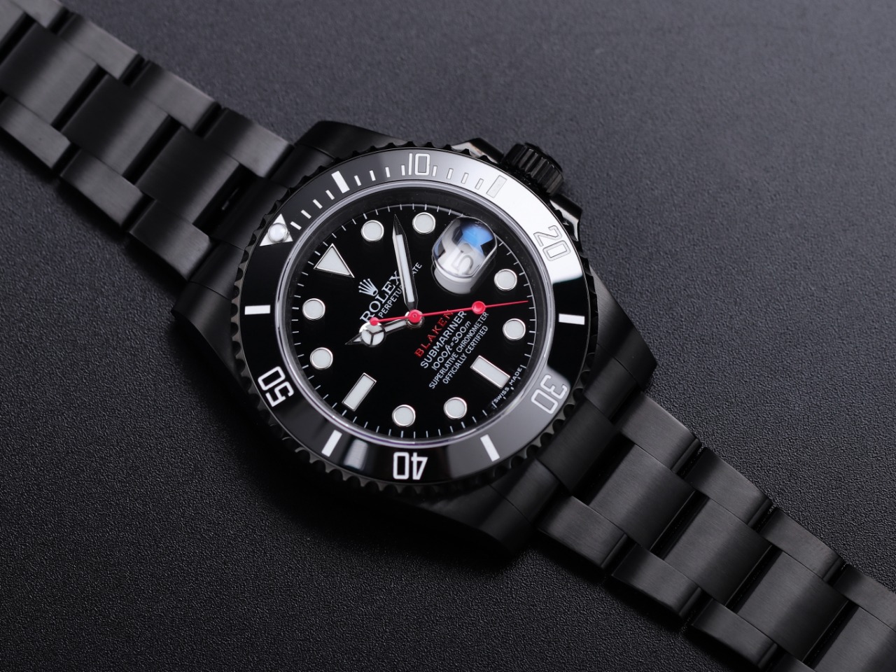 V9 Rolex Submariner BLAKEN is officially the same obsidian version, equipped with