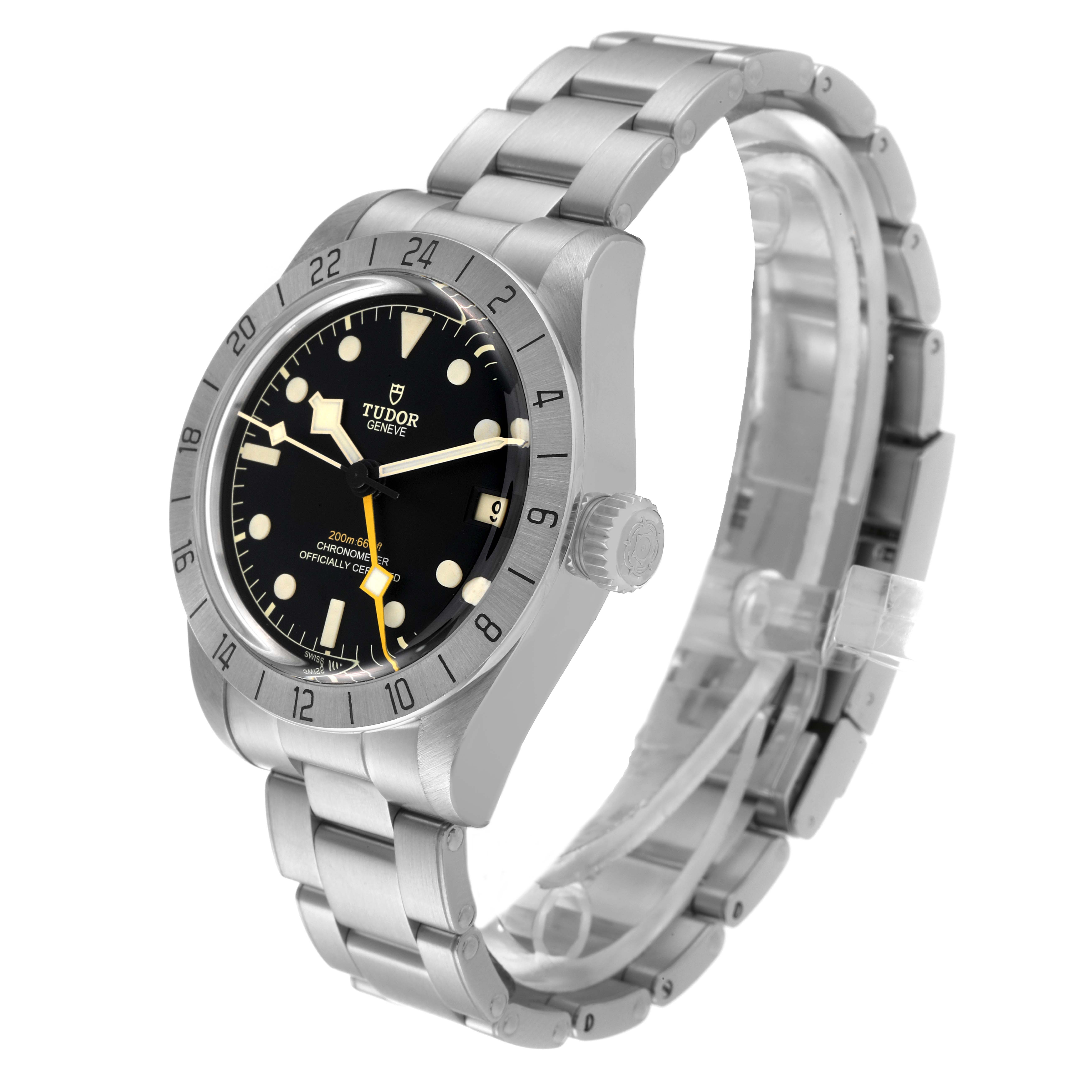 Tudor Black Bay Pro GMT Stainless Steel Mens Watch M79470