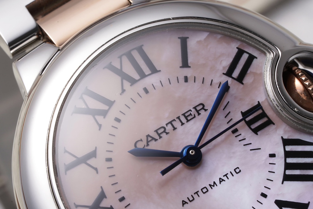 Cartier 33mm blue balloon series watch