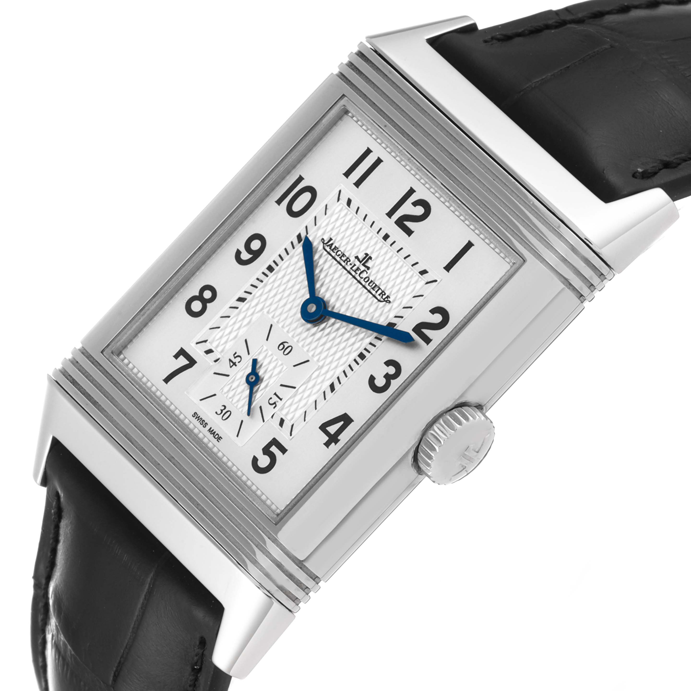 Jaeger LeCoultre Reverso Classic Steel Mens Watch 214.8.62 Q3858520