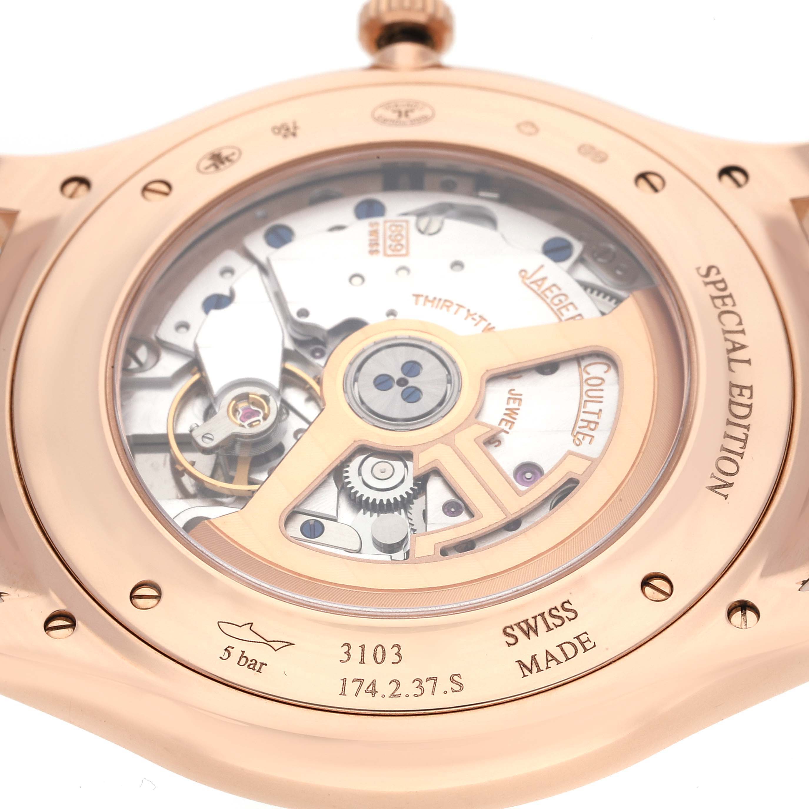 Jaeger Lecoultre Master Grande Ultra Thin Rose Gold Mens Watch 174.2.37.S