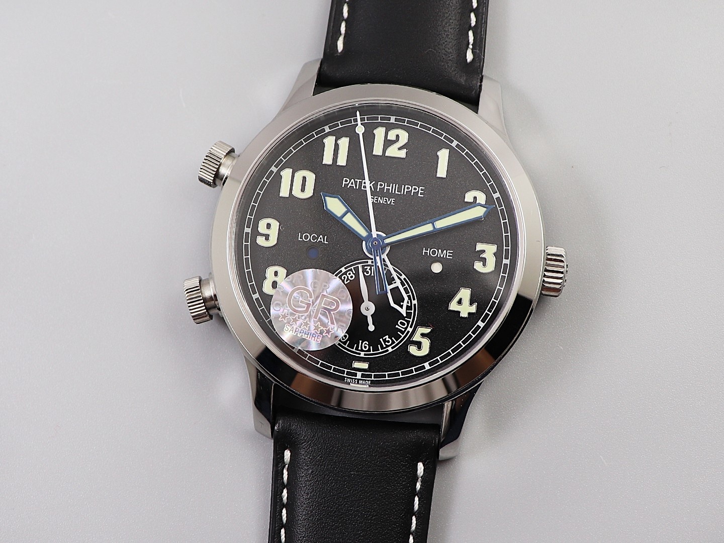 Patek Philippe time zone function ref.5524 Calatrava pilot travel time watch series